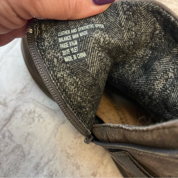 Earth Origins Paige Stone Vintage Ankle Boots Size 8 1/2 NWT - Picture 8 of 11